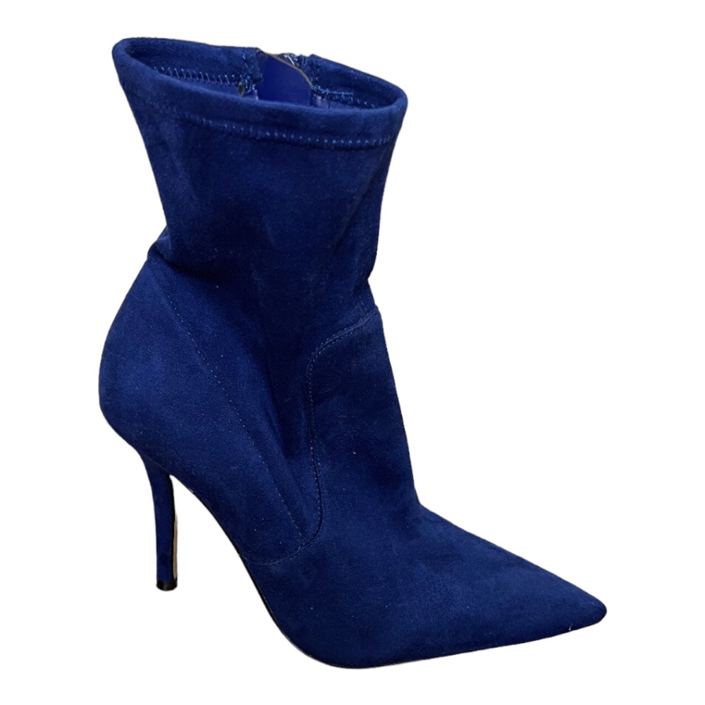 ALDO | Cobalt Blue Suede Booties | Size: 7